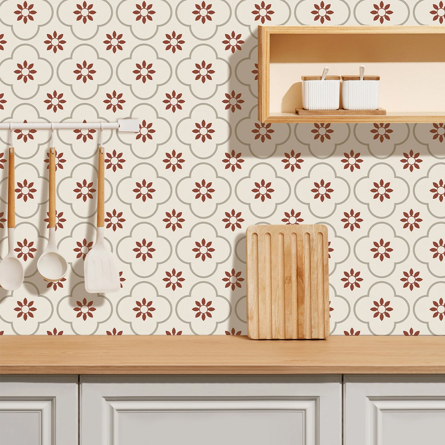 Peel And Stick Floor Tiles Kitchen Bathroom Backsplash Sticker Detachable Waterproof Diy Tile Stickers For Wall Decoration Tiles Home Decoration (8x8 Inch 1 Pc Tiles)