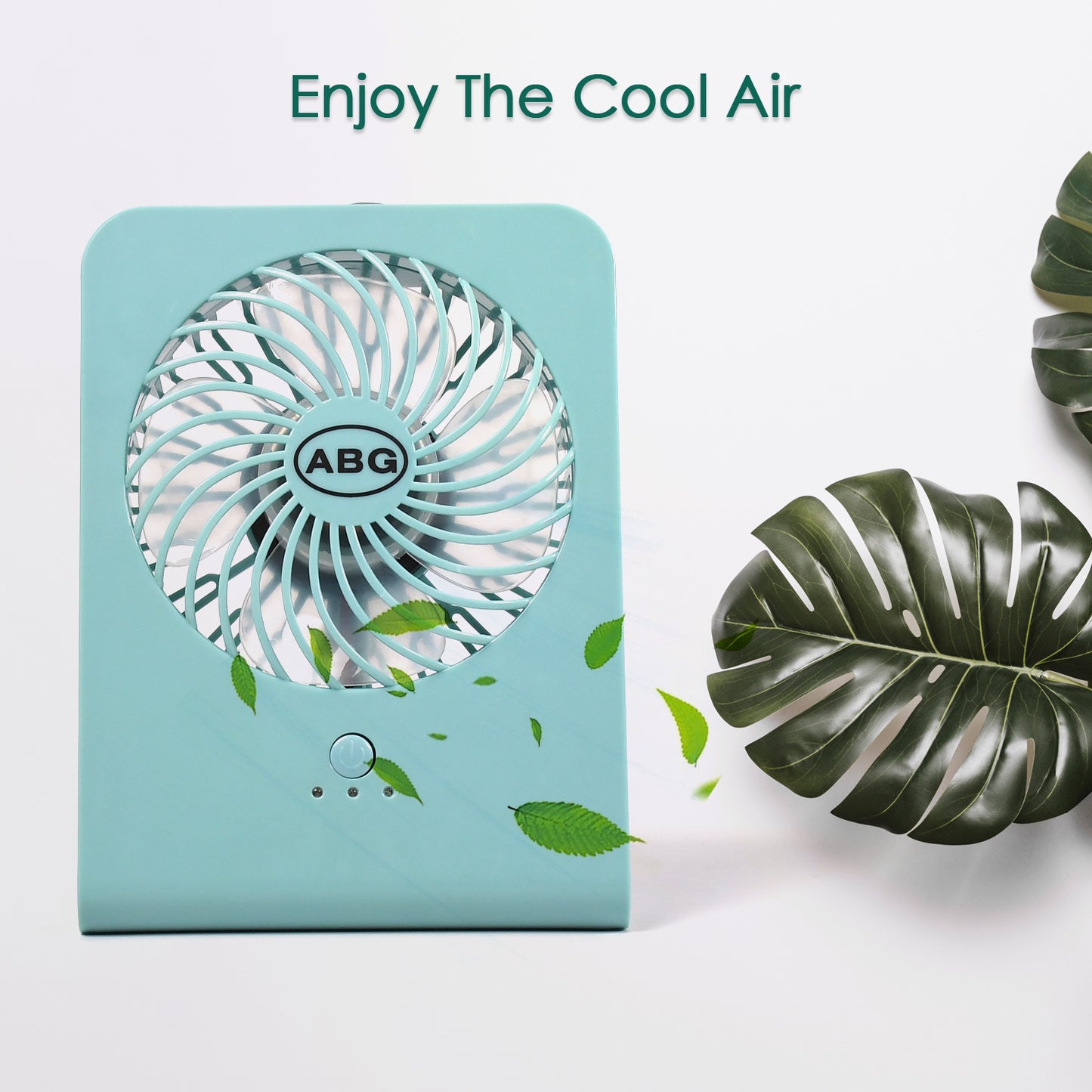 Portable Desk Fan Big Table Fan 3 Step Speed Setting Fan Personal Desk Fan Suitable For Office School Home Use (Battery Not Include)
