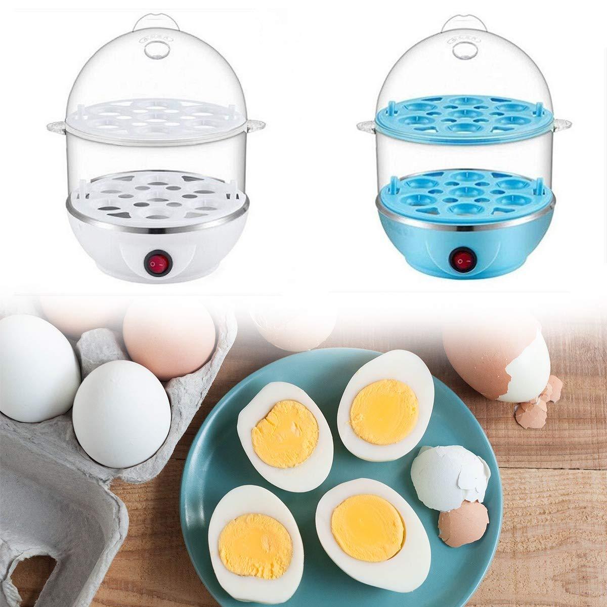 Multi-function 2 Layer 14 Egg Cooker Boilers Steamer