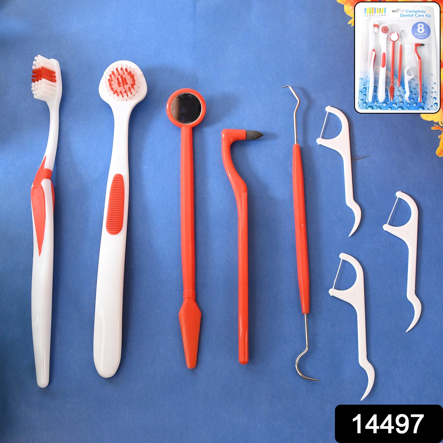 Ergonomically Designed Anti-slip Handles Durable Plastic And Stainless Steel Tools Helps Remove Plaque Tartar And Food Particles Ideal For Use Between Dentist Visits Travel-friendly And Hygienically Packaged