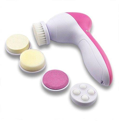 5-in-1 Smoothing Body Facial Massager (Pink)