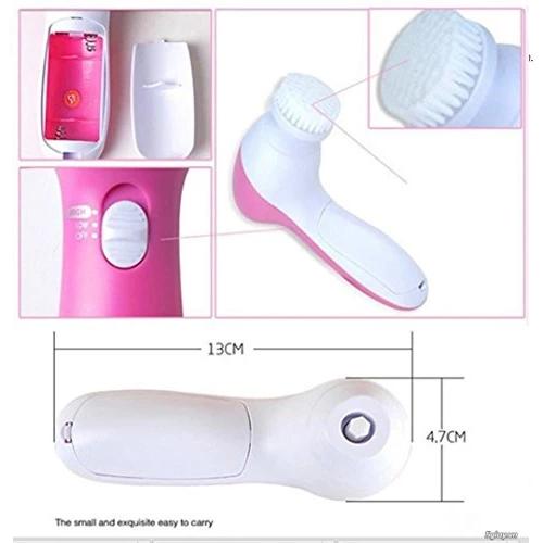 5-in-1 Smoothing Body Facial Massager (Pink)