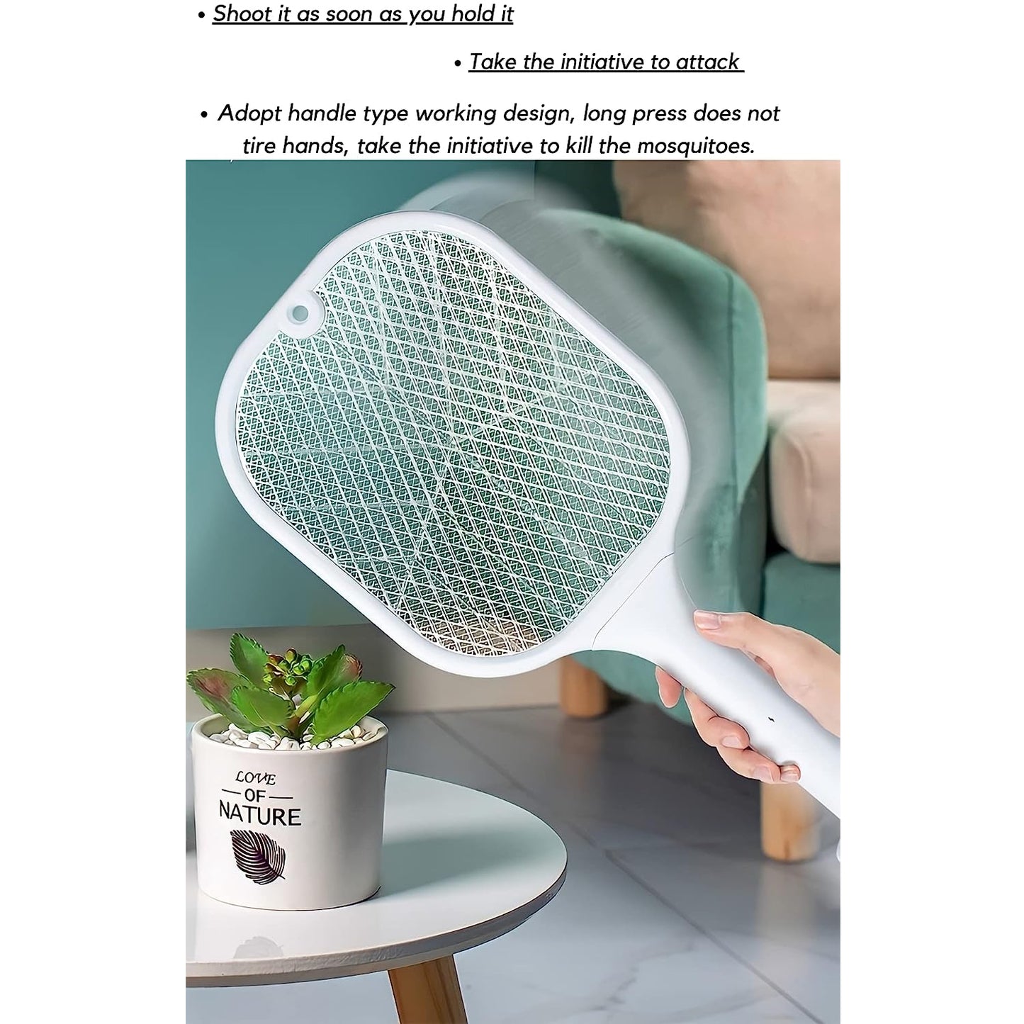 Mosquito Killer Racket Rechargeable Automatic Electric Fly Swatter Mosquito Zapper Racket With Uv Light Lamp Mosquito Swatter With Usb Charging Base Electric Insect Killer Racket Machine Bat