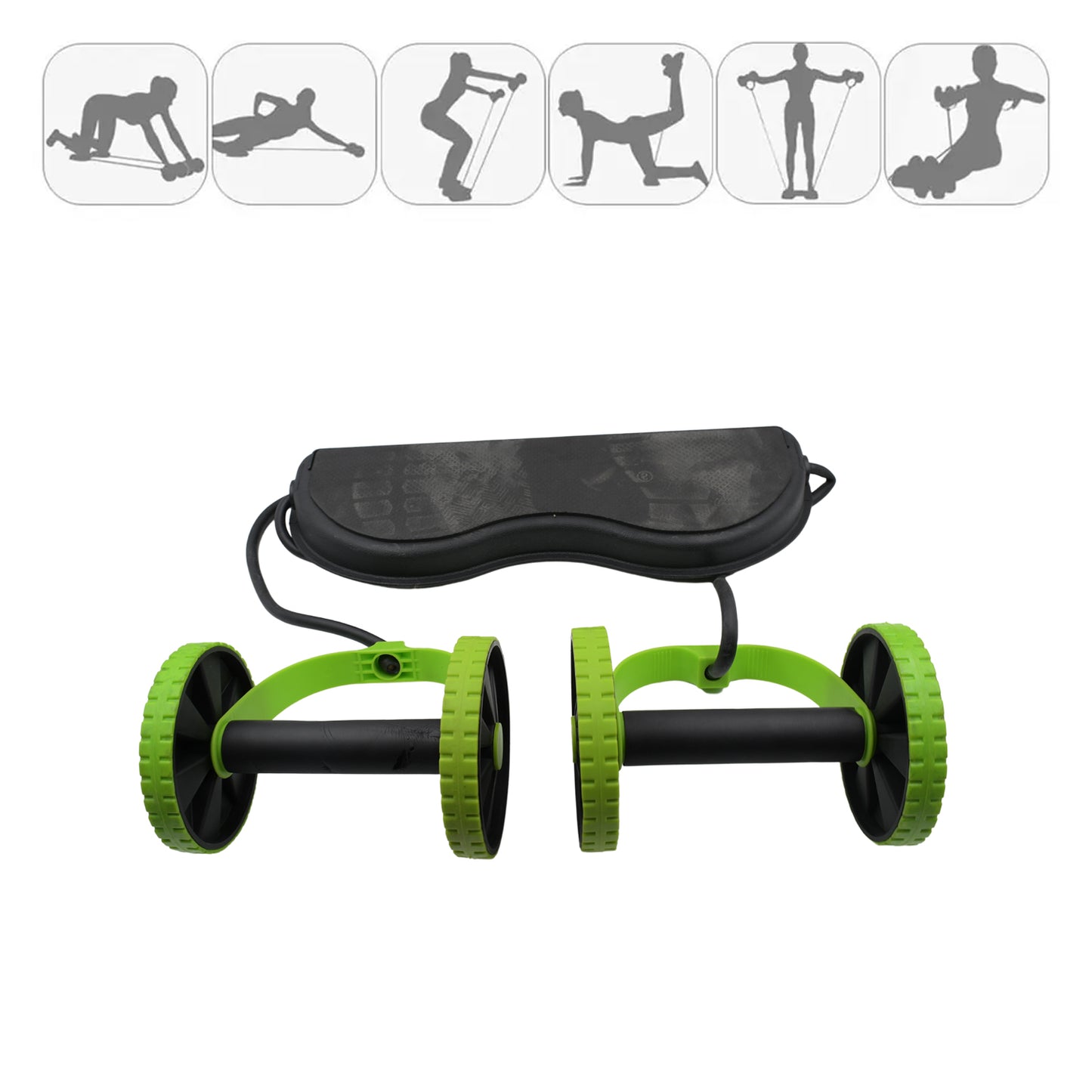 Professional Fitness Imported Ab Builder Ab Care Xtreme Fitness Resistance Exerciser Resistance Tube Ab Slimmer Rope Exerciser Body Building Home Gym Trainer For Both Men Women (1 Pc)