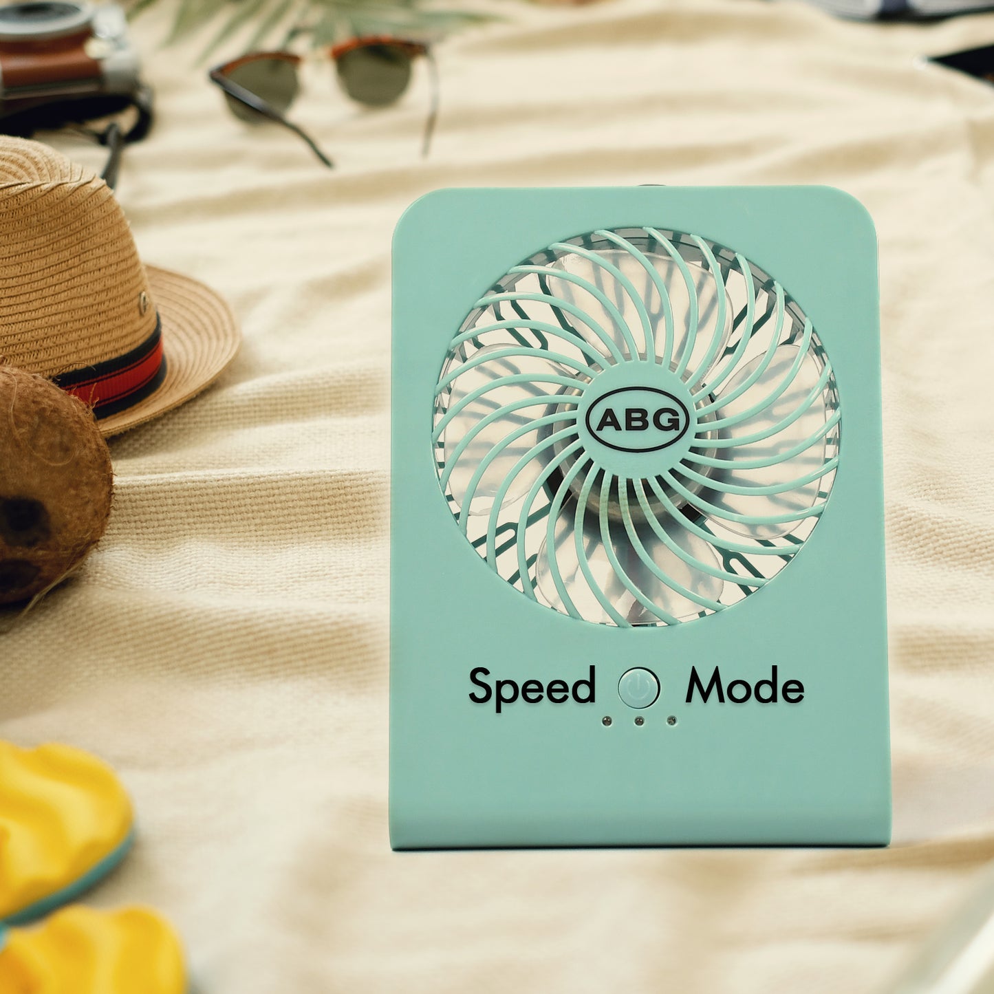 Portable Desk Fan Big Table Fan 3 Step Speed Setting Fan Personal Desk Fan Suitable For Office School Home Use (Battery Not Include)