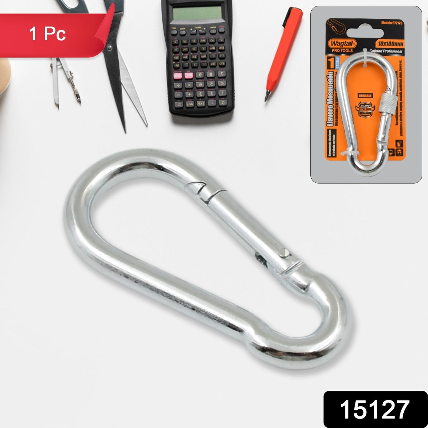 Snap Hook With Screw-stainless Steel Snap Hook Clip Heavy Duty Carabiner Clip (10100 Mm 1 Pc)