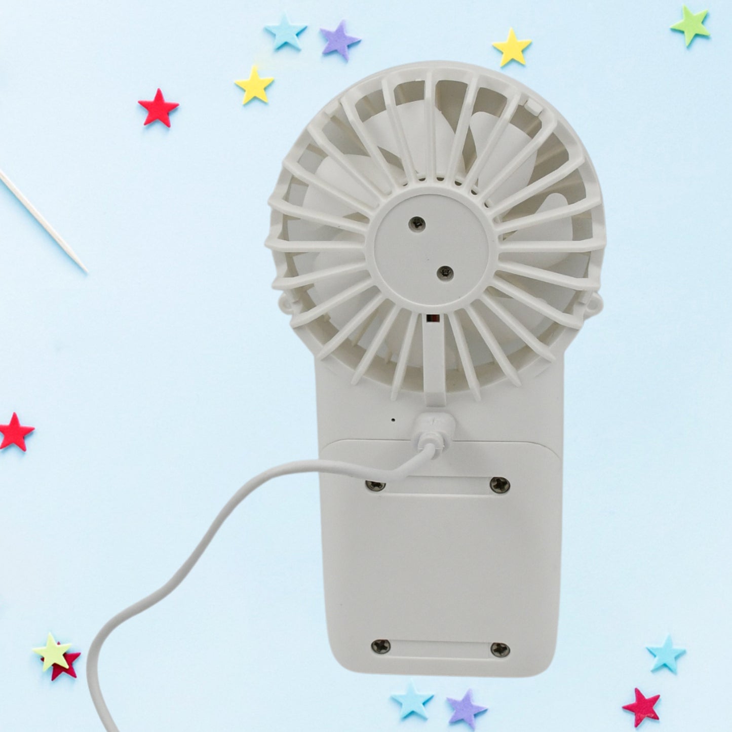 Portable Small Electric Fan Handheld Fan With 3 Modes Usb Rechargeable Mini Student Handheld Class Personal Fan (1 Pc)