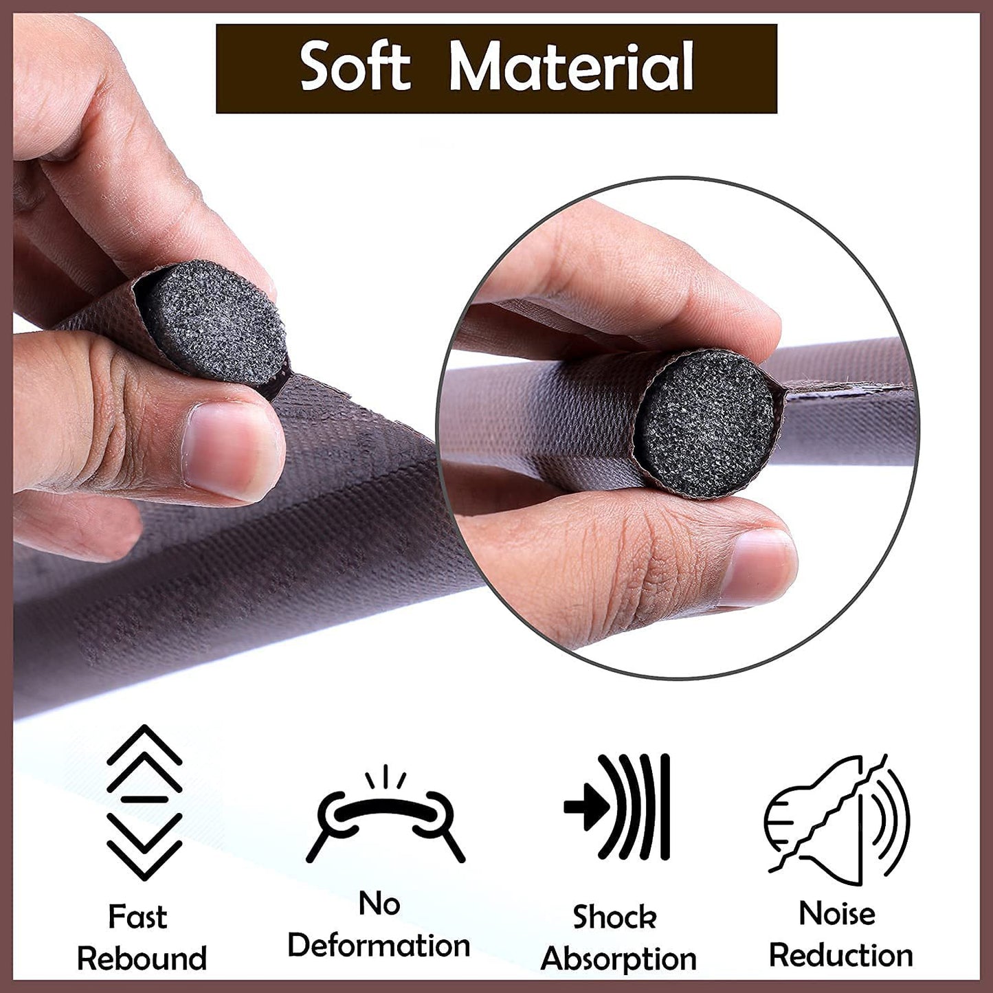 Twin Door Draft Stopper guard Protector For Doors And Windows