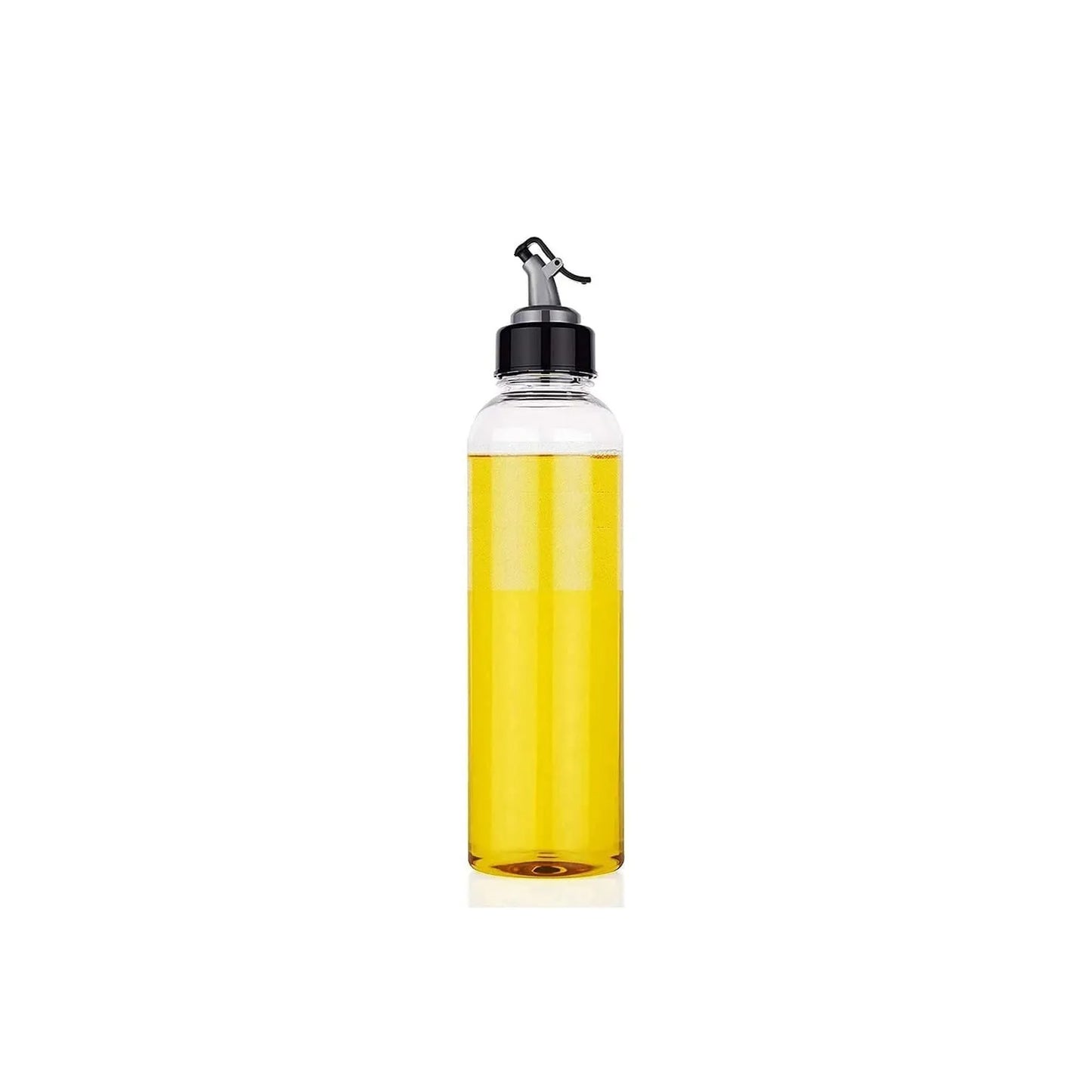 1ltr Oil Dispenser with Lid - Clear Drip Free Spout Controlled Use