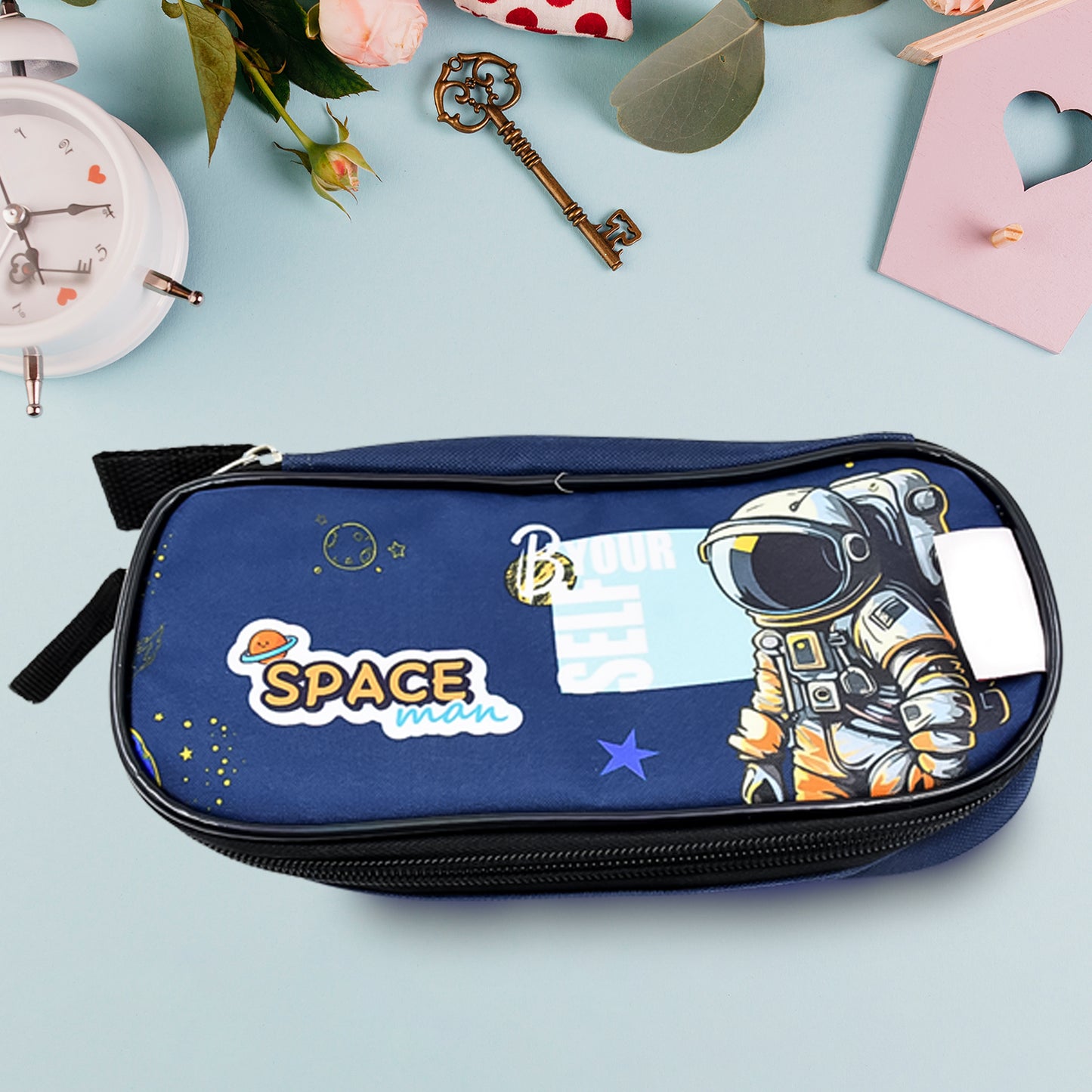 5 In 1 School Bag Includes Lunch Bag 14 Inch School Bags Water Bottle Pencil Case In Box Packing (1 Set Mix Color))