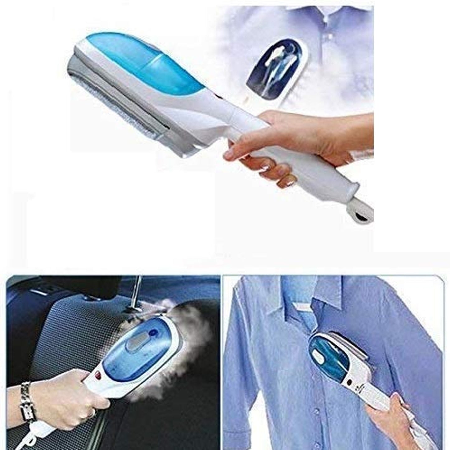Portable Ironing Machine 1 Set Steam Iron Hand Held Crease Removal Portable Ironing Clothes Abs Brush Plush Toy Garment Steamer For Home Steam Iron For Clothes Travel Steamer