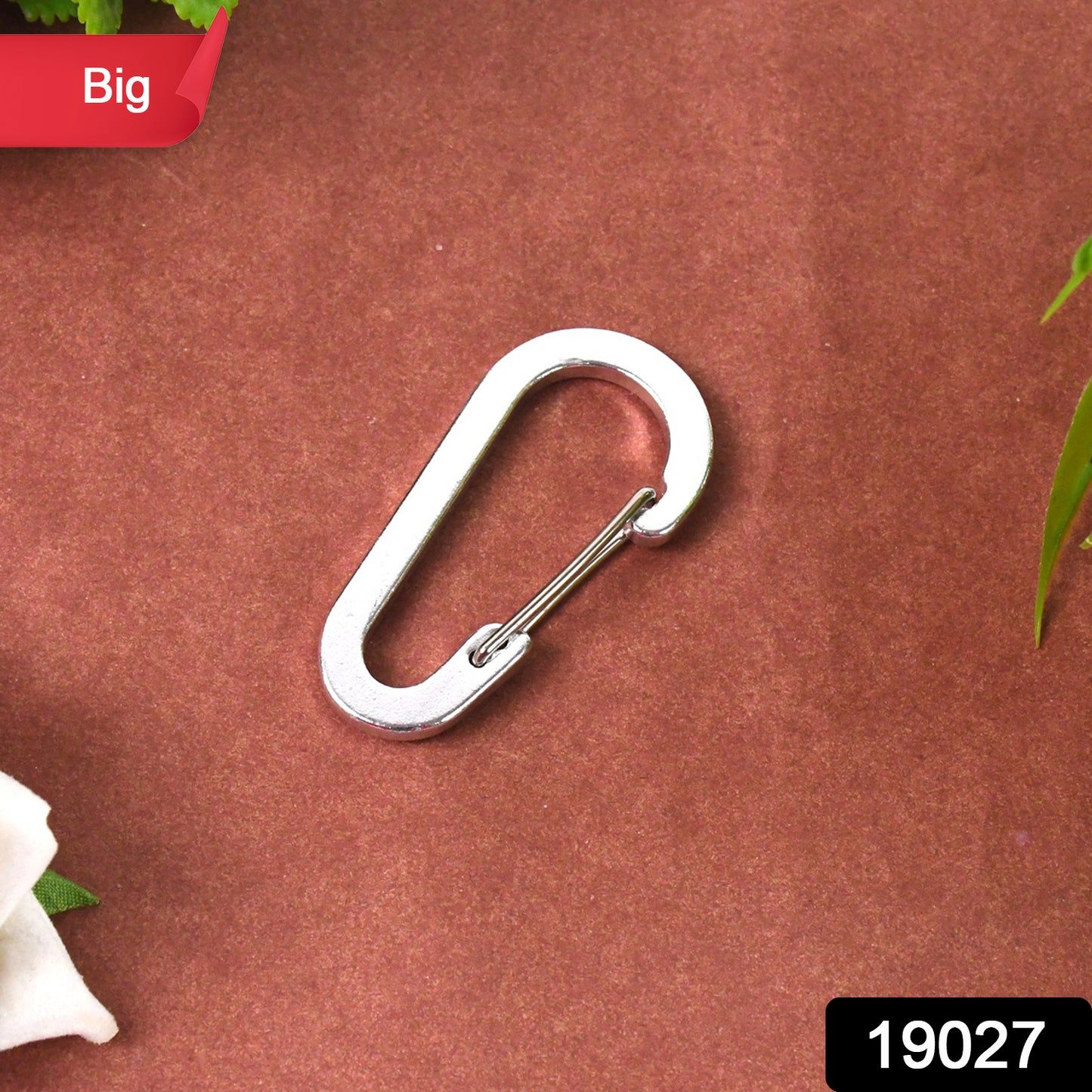 Big Snap Hook Clasps Loop Belt Keychain Belt Loop (1 Pc)
