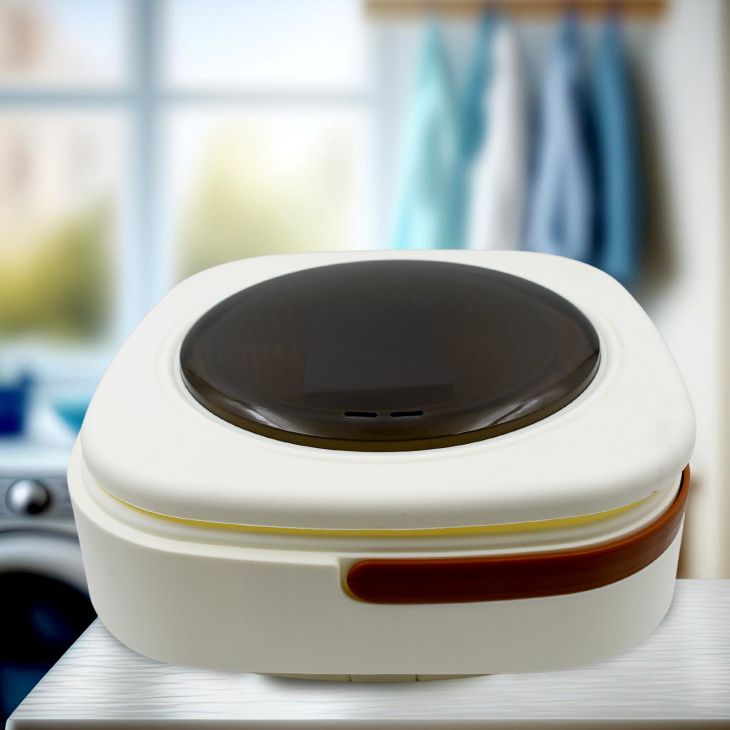 Folding Washing Machine Mini Portable Washing Machine Deep Cleaning Half Automatic Washt Mini Foldable Washing Machine Suitable For Socks Underwear Baby Clothes
