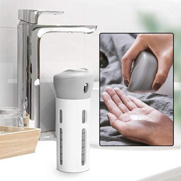 4 In 1 Travel Dispenser Bottle Set Travel Refillable Cosmetic Containers Set