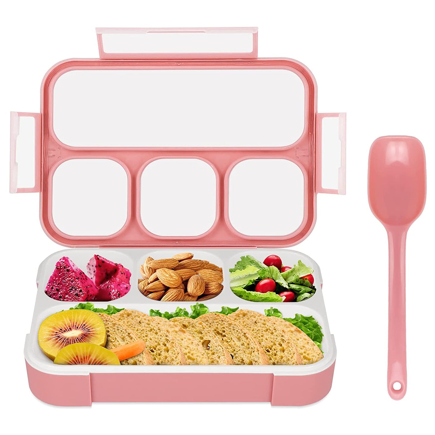 Lunch Box 4 Compartment With Leak Proof Lunch Box For School Office Use