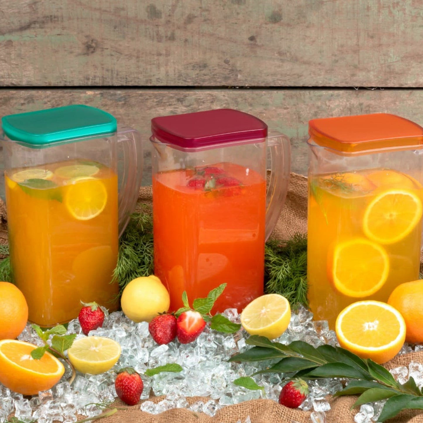 Resistant Glass Jug For Juice Milk Cold Or Hot Beverages
