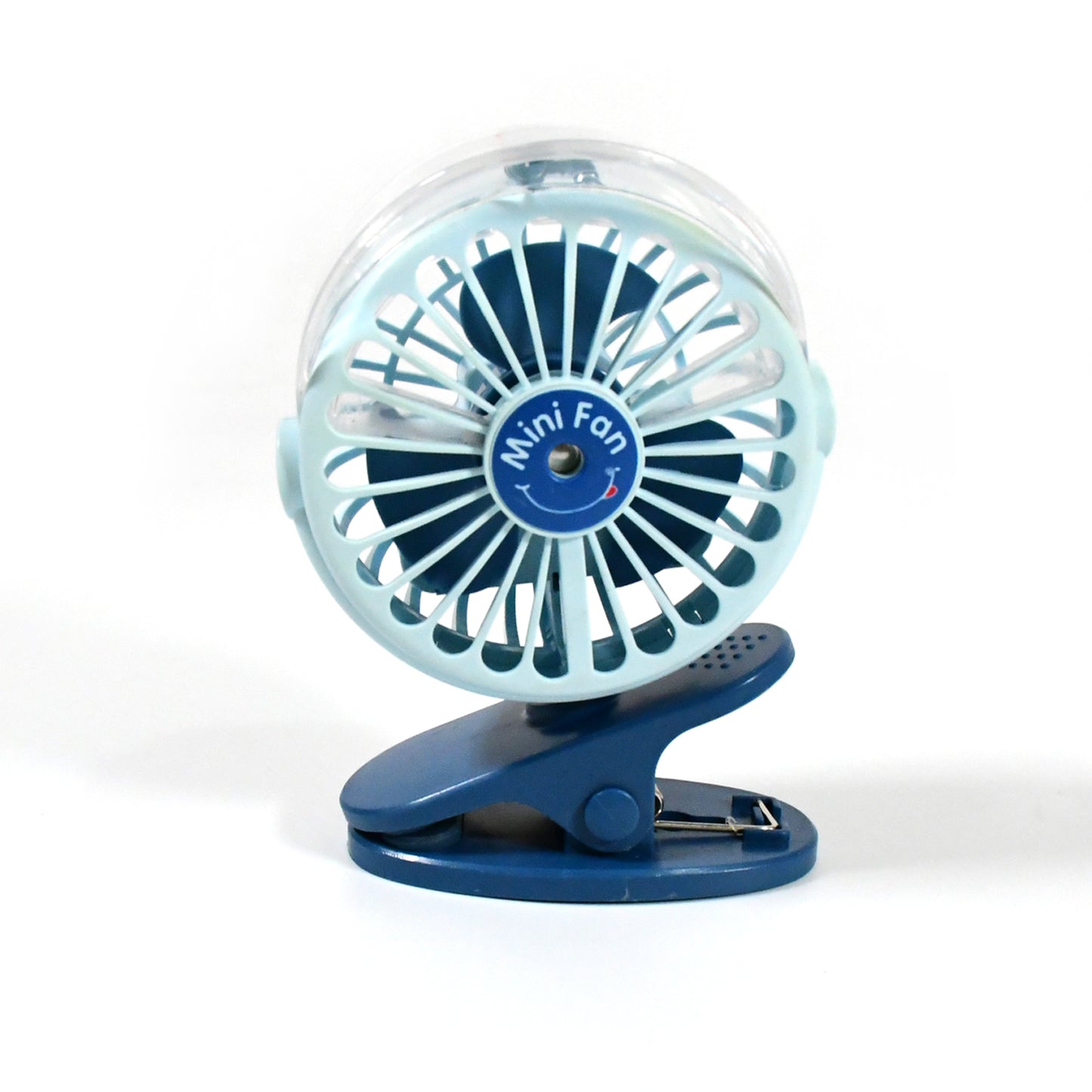 Portable Clip-on Fan Battery Operated With Light Spray Small Yet Powerful Usb Table Fan 3-speed Quiet Rechargeable Mini Desk Fan 360 Rotation Personal Cooling Fan For Home Office Camping