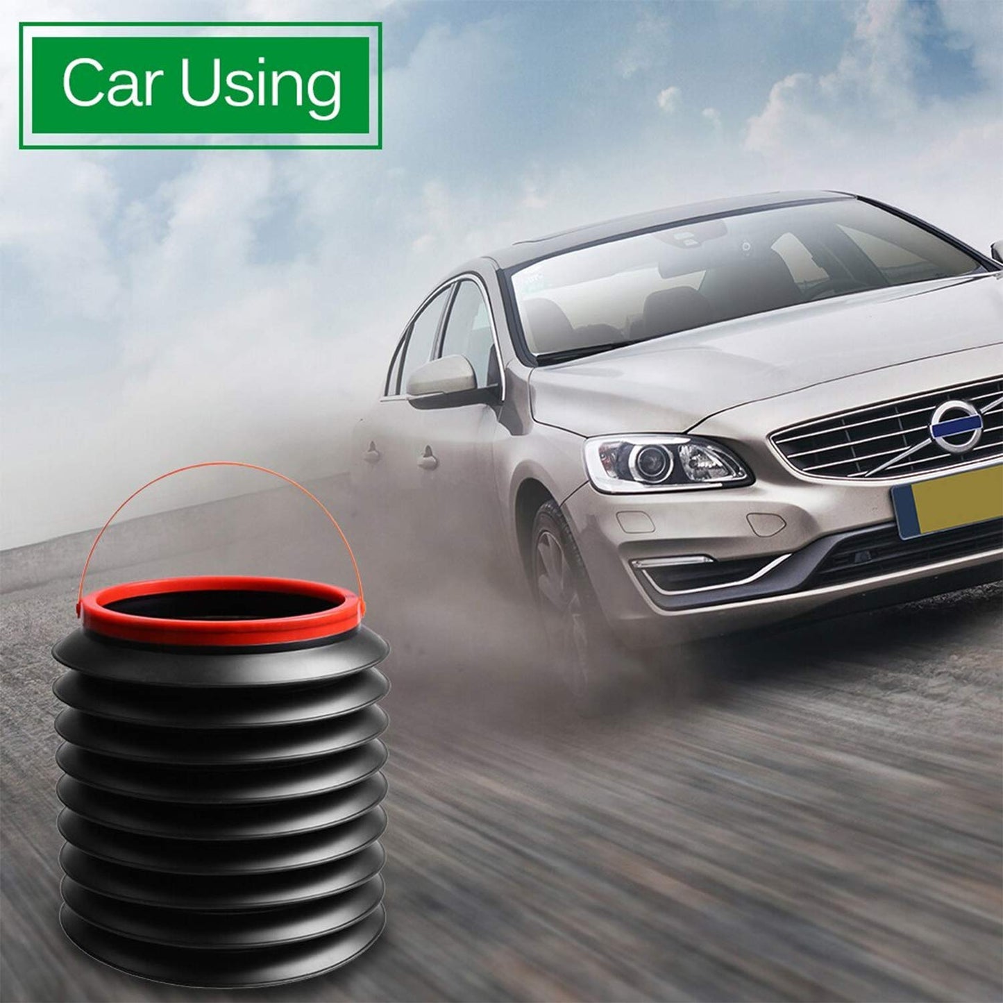 Foldable Storage Bucket Water Container Dustbin Multiuse Bucket For Home Car Kitchen Use Bucket