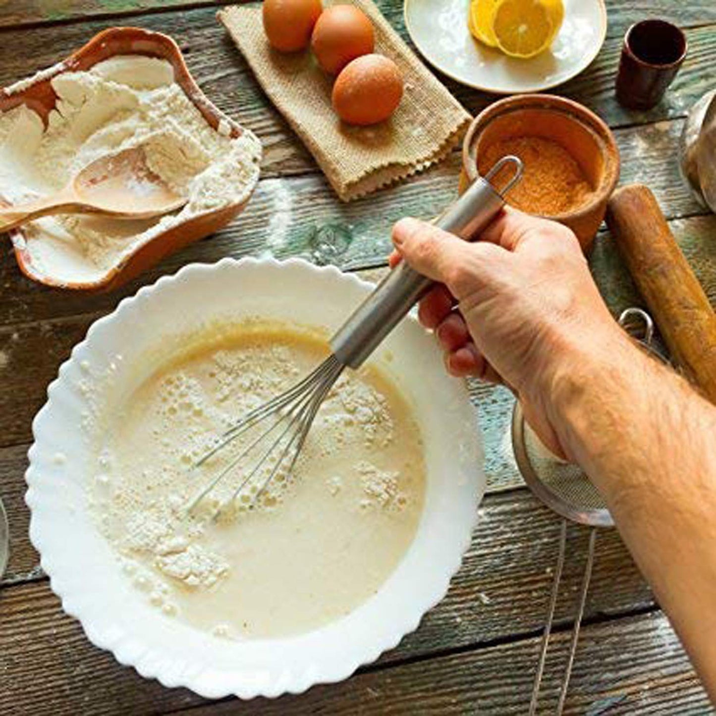 Premium Multipurpose Hand Wire Whisk mixer