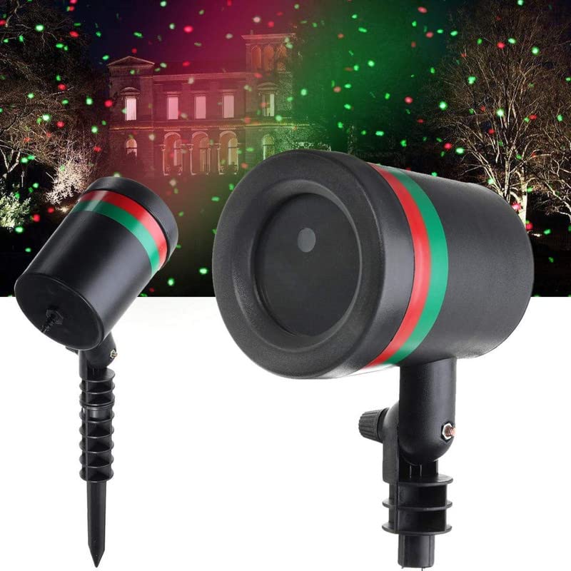 Star Fairy Motion Laser Lights Projector For Garden Lawn Landscape Outdoor Indoor Home Office Diwali Christmas Navratri Decorative Light Party (No Remote Button Multicolour)