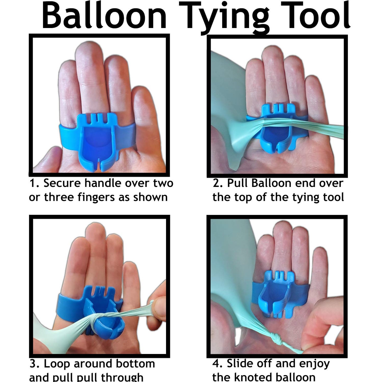 7847 Balloon Tying Tool Device Accessory Knotting Faster Supplies Balloon Time Accessories Party Decorations