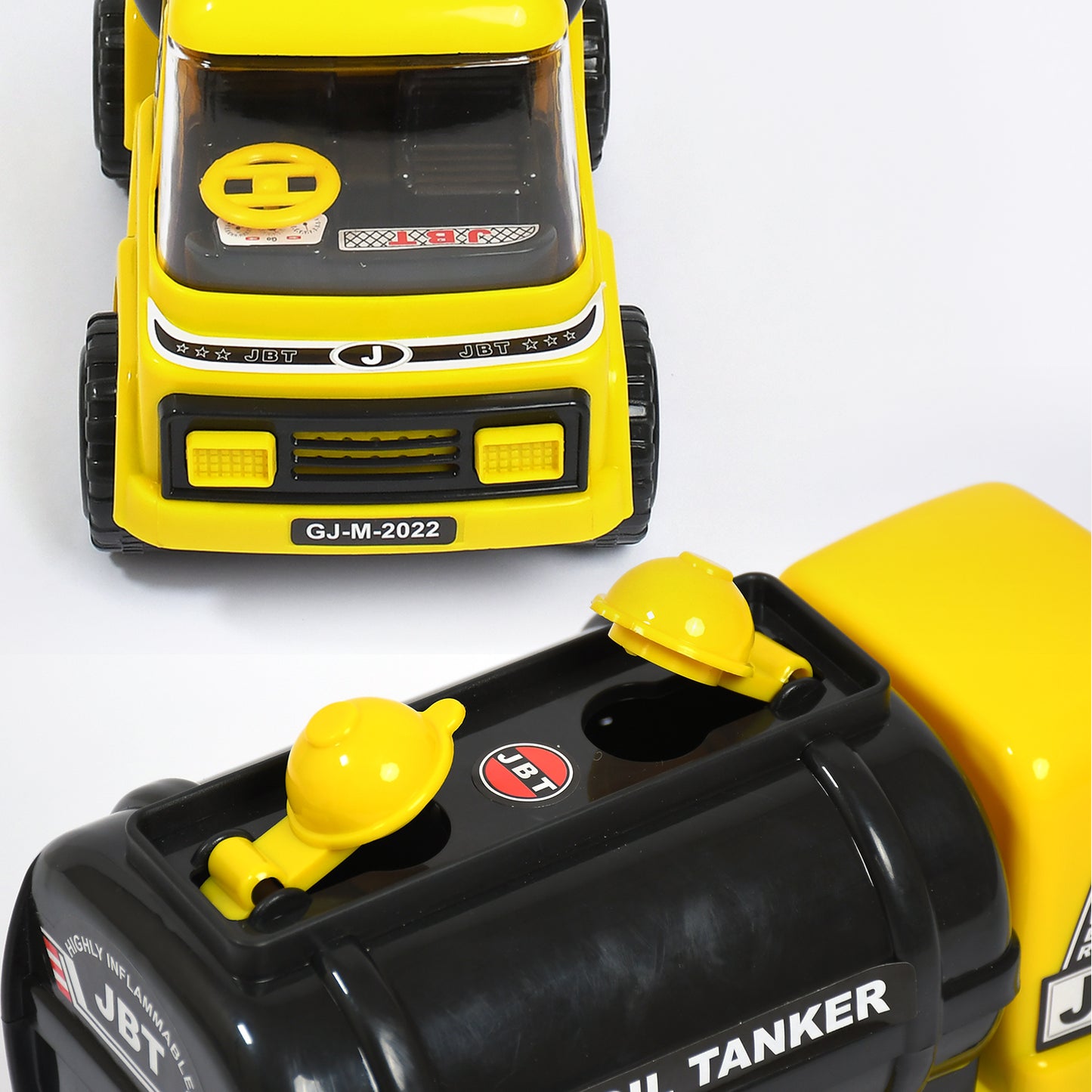 Big Size Heavy Duty Unbreakable Friction Powered With Engine Sound While Running Non Electric Toy Tempo Oil - Water Tanker Vehicle Truck For Kids Size