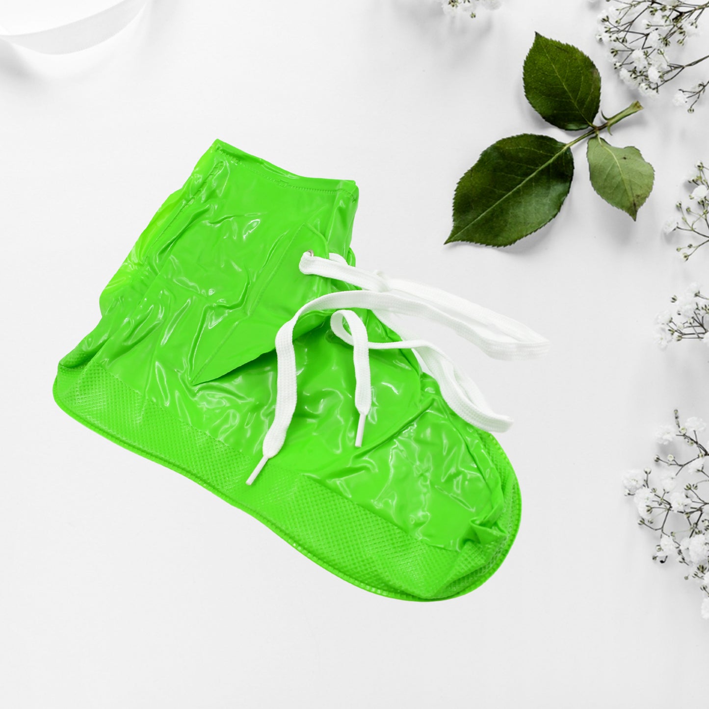 Plastic Shoes Cover Reusable Anti-slip Boots Zippered Overshoes Covers Shoe Laces Waterproof Snow Rain Boots For Kids Adult Shoes For Rainy Season (1 Pair)
