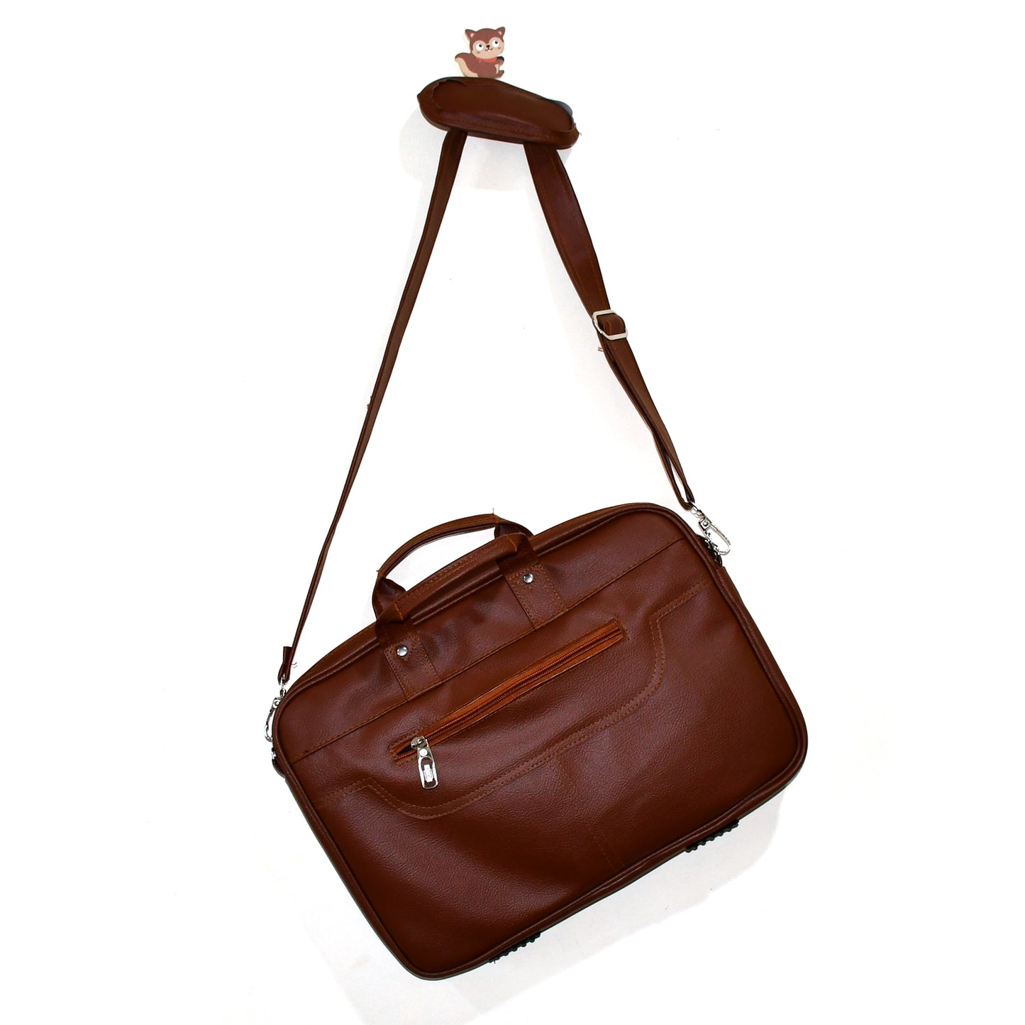 Multipurpose Bag Shoulder Side Bag Office Laptop Faux Leather Executive Formal Laptop Macbook Messenger Office Travel Business Shoulder Hand Sling Bag For Men Women With Multiple Compartments