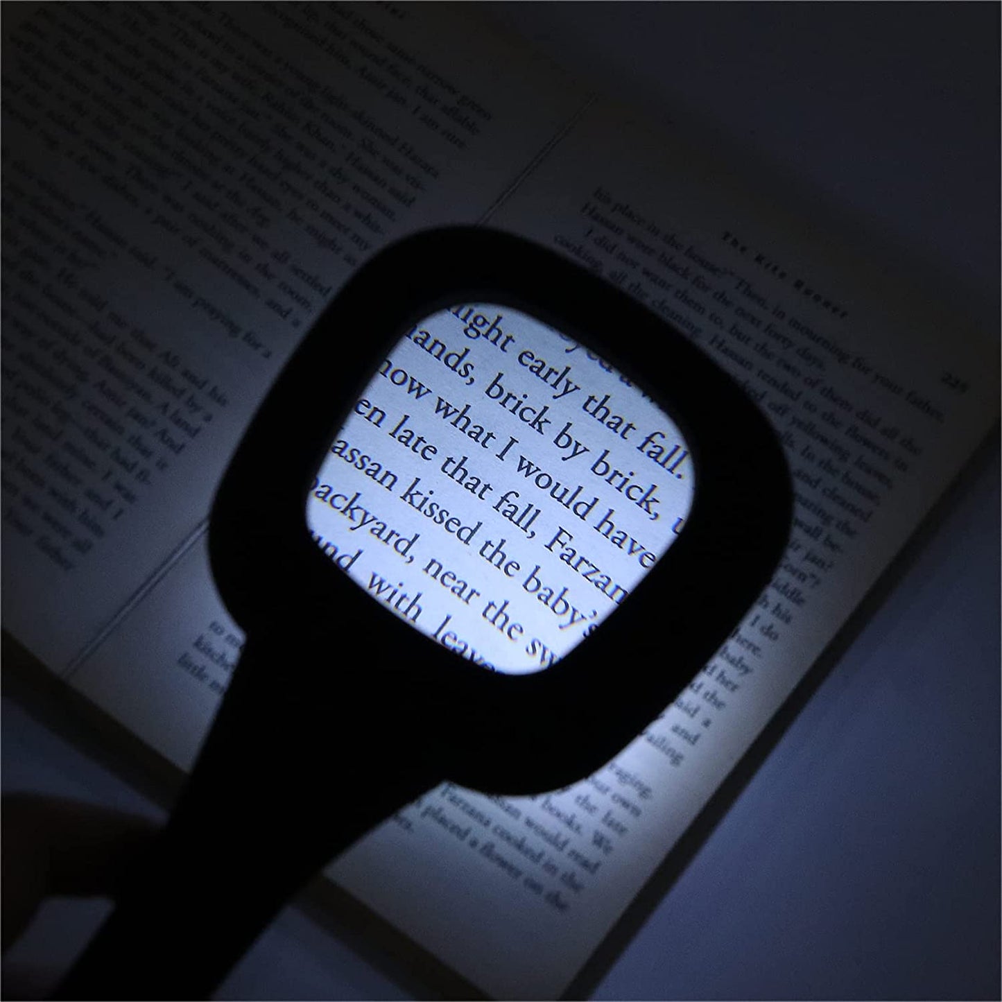Handheld Magnifying Glass 6 Led Illuminated Lighted Magnifier For Seniors Reading Soldering Inspection Coins Jewelry Exploring