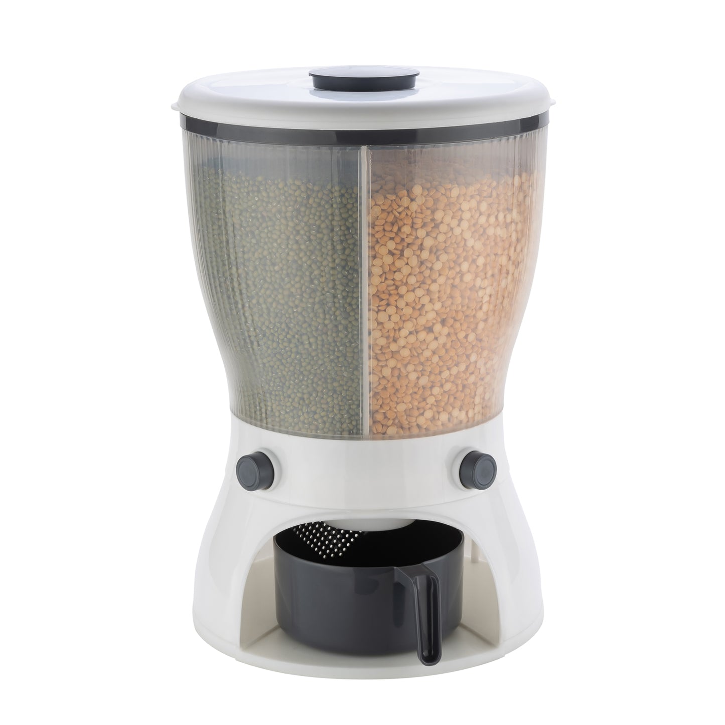 4in1 Rice Dispenser Grain Storage Container Household Cereal Dispenser