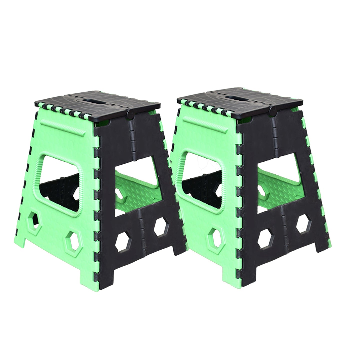 1pc 18inch Folding Stool For Adults And Kids Also For Kitchen Stepping With (Brown Box)