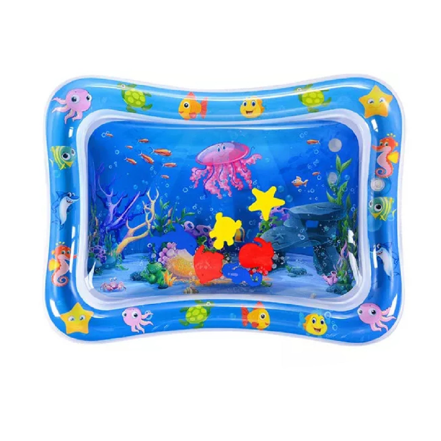 Baby Water Mat Inflatable Baby Play Mat Activity Center For Infant Baby Toys 3 To 15 Months Baby Gifts For Boys Girls(Assorted Design)