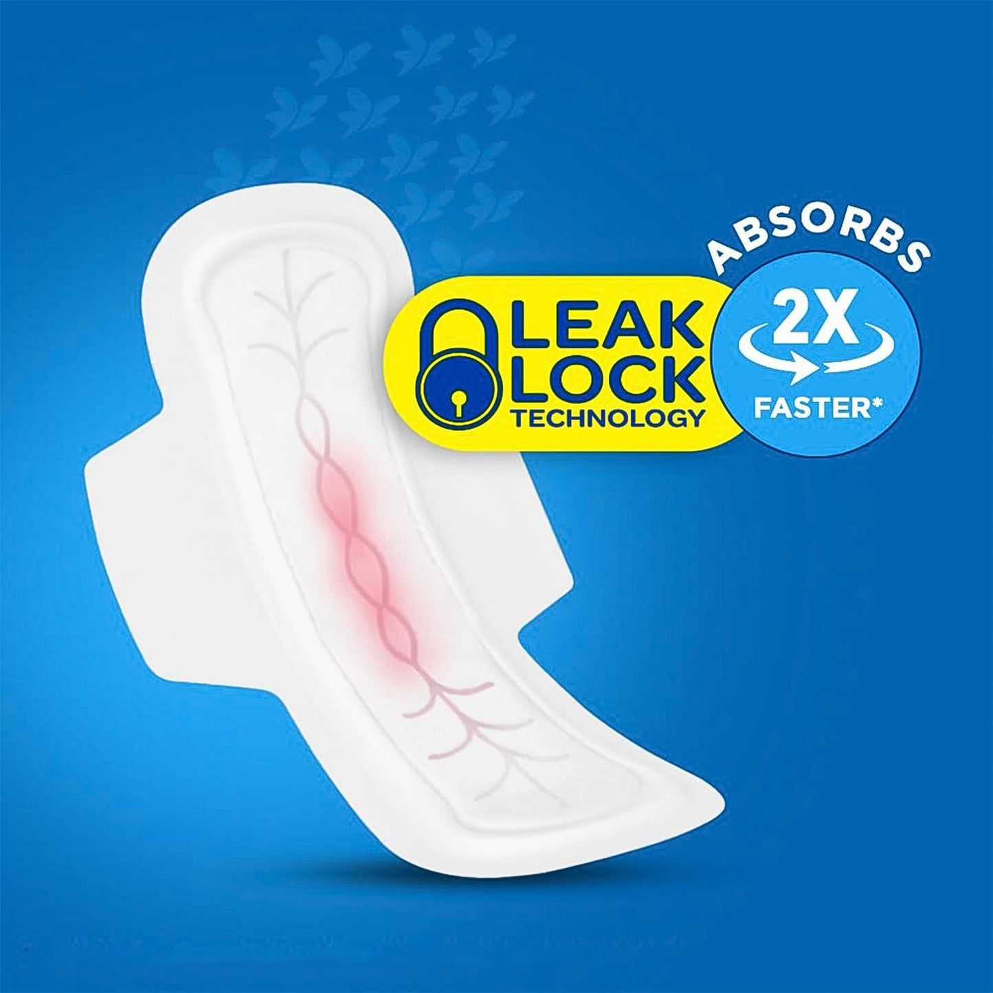 Blue Lady Extra Long Pads With Wides Wings Sanitary Pads 320 Mm 40-pack