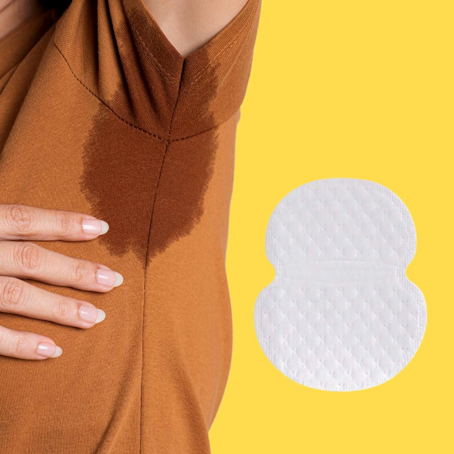 Underarms Sweat Pads Disposable Highly Absorbent Pads Cotton Anti-allergic Anti Bacteria Anti Smell Underarm Perspiration Pad For Men And Women (Pack Of 10)