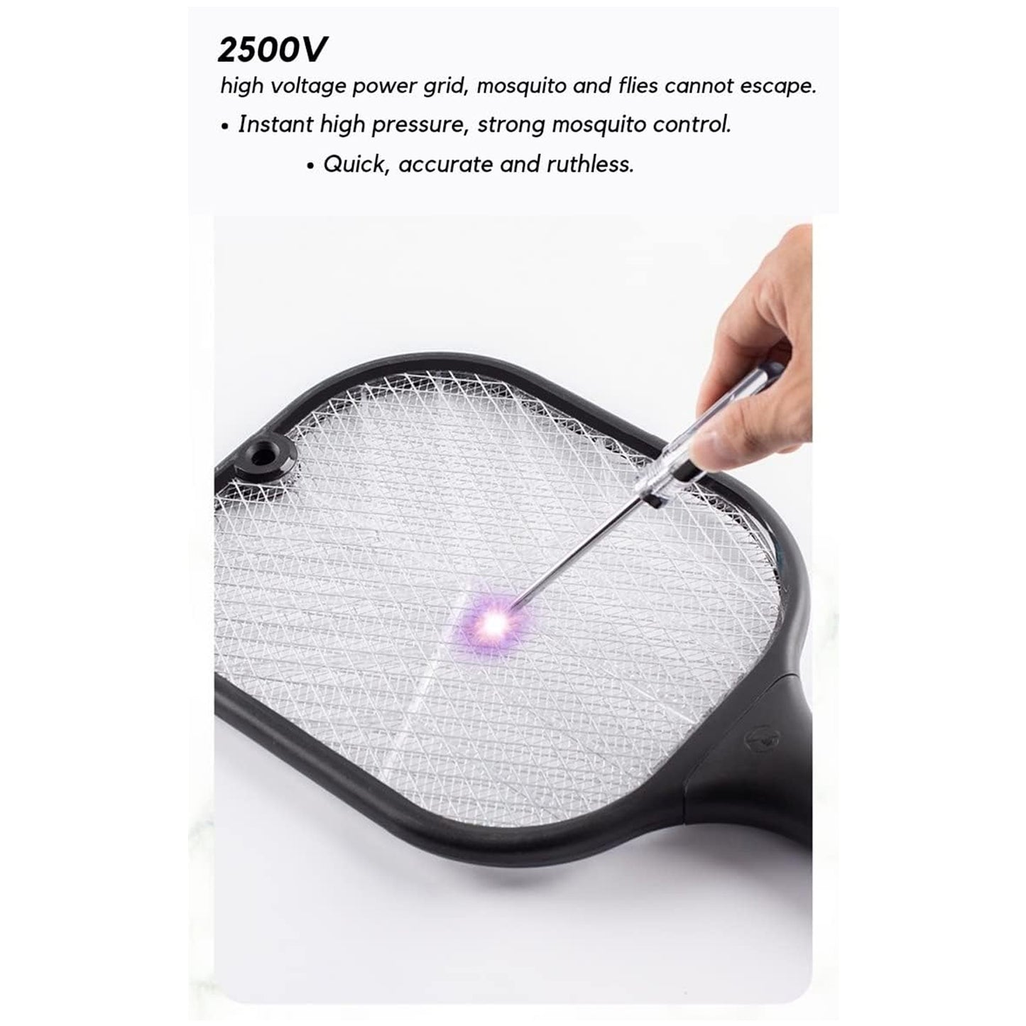 Mosquito Killer Racket Rechargeable Automatic Electric Fly Swatter Mosquito Zapper Racket With Uv Light Lamp Mosquito Swatter With Usb Charging Base Electric Insect Killer Racket Machine Bat
