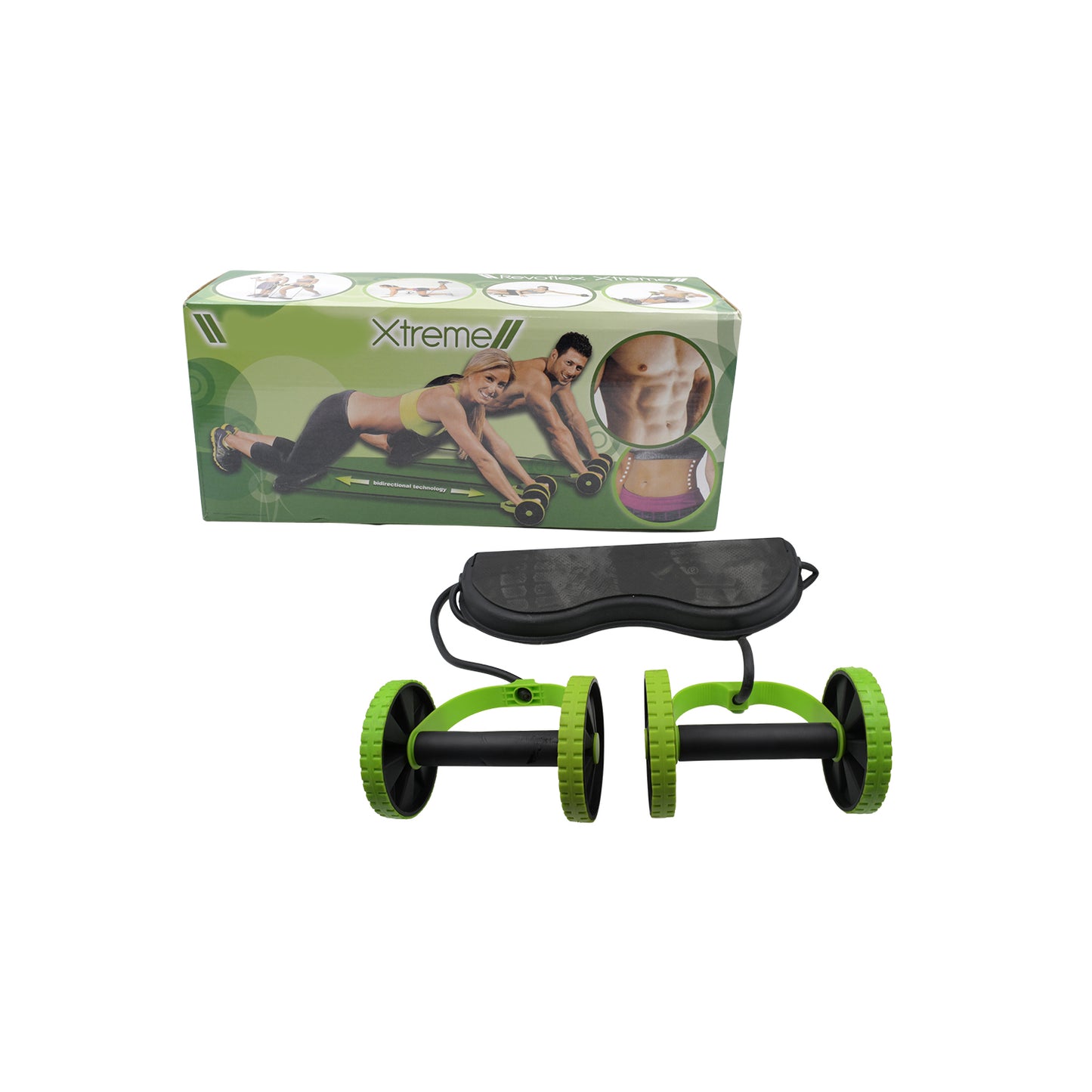 Professional Fitness Imported Ab Builder Ab Care Xtreme Fitness Resistance Exerciser Resistance Tube Ab Slimmer Rope Exerciser Body Building Home Gym Trainer For Both Men Women (1 Pc)