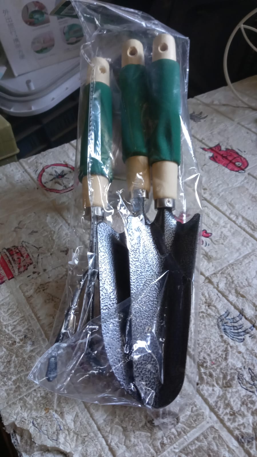 Gardening Tools - Hand Cultivator Trowel Heavy Duty With Ergonomic Wooden Handle For Transplanting And Digging (3 Pcs Set)