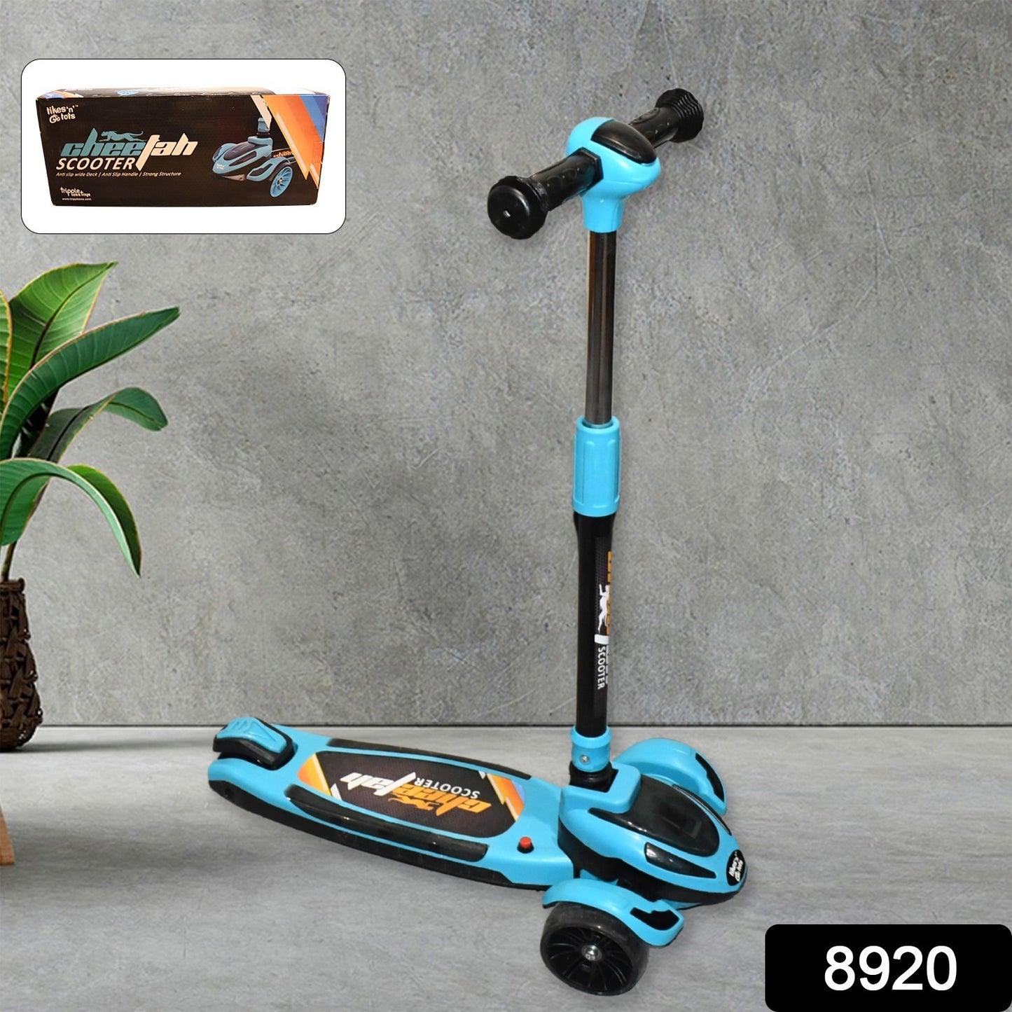 Foldable Kick Scooter For Kids 2-12 Years Old Lightweight (1 Pc)