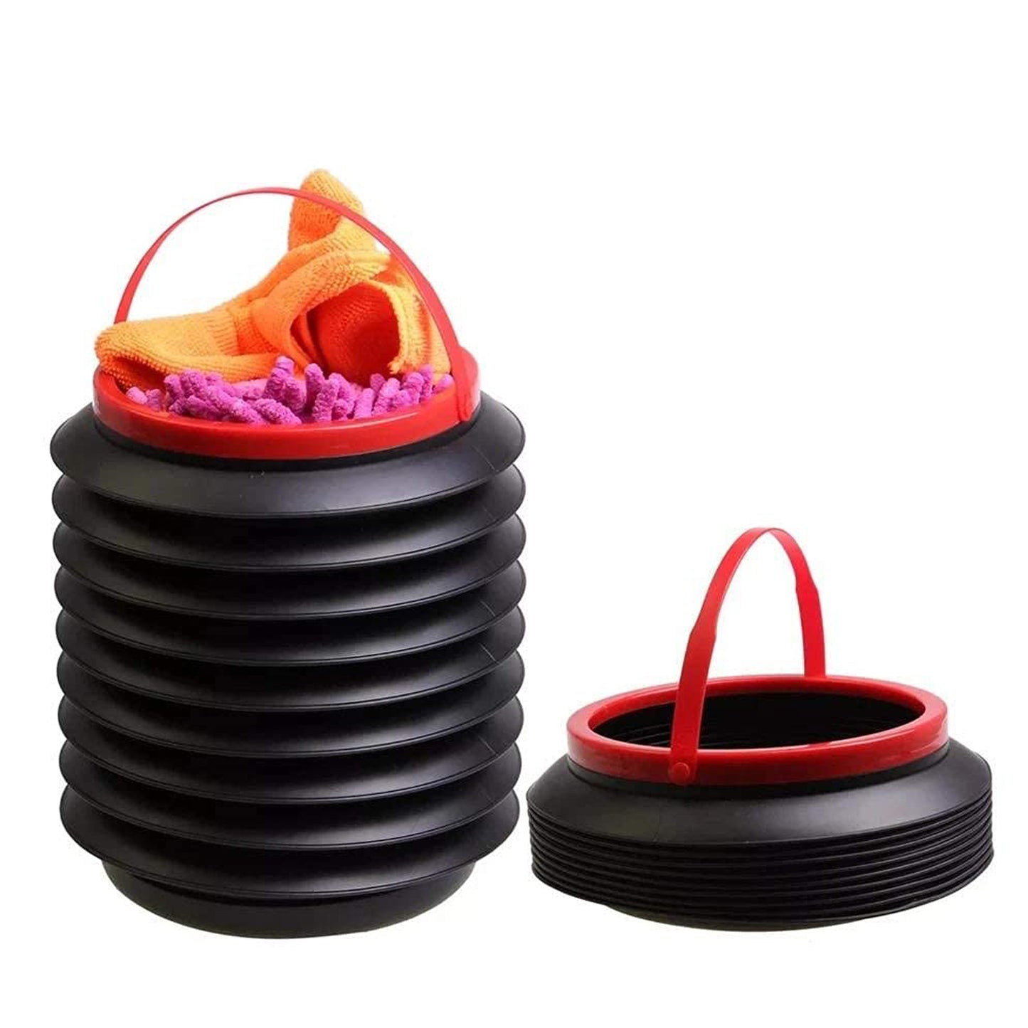 Foldable Storage Bucket Water Container Dustbin Multiuse Bucket For Home Car Kitchen Use Bucket