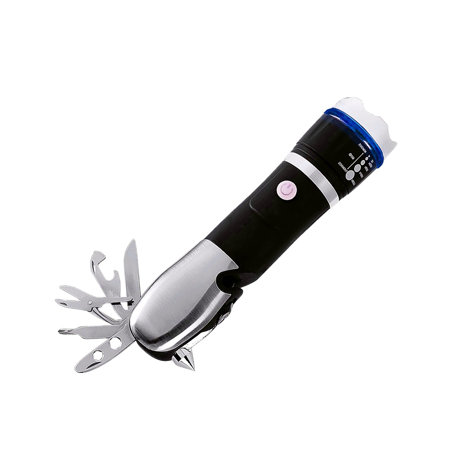Battery Operated Multi Tool Led Flashlight All In One Tool Light (1 Pc Battery Not Included)