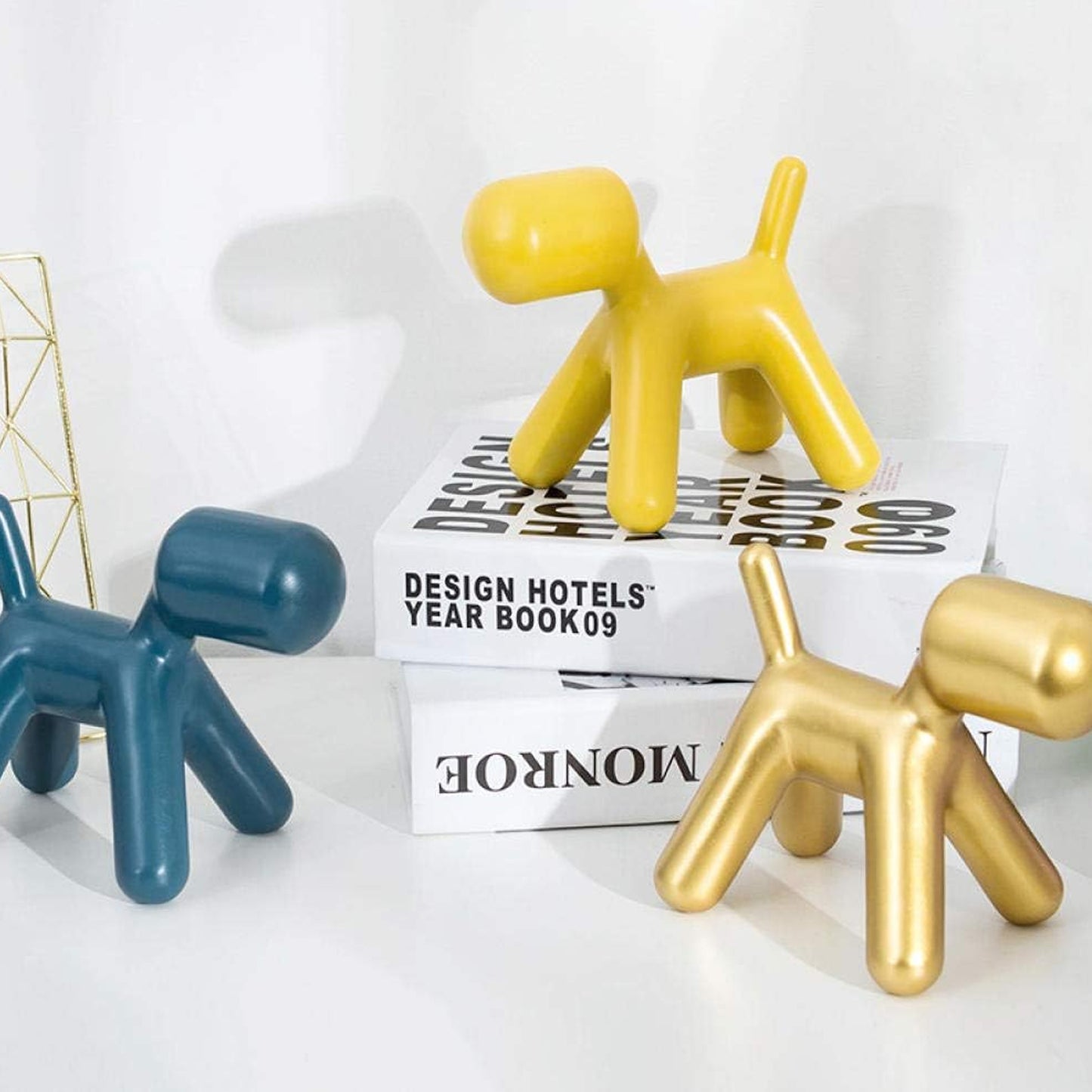 Plastic Cute Animal Puppy Chair creative Dog Low Footstoolcartoon Foot Rest Stool For Bedroom Living Room Entrance Gift (1 Pc)