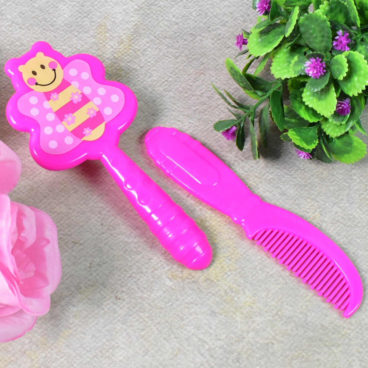 Baby Comb And Brush Hair Set (1 Pc Mix Color)