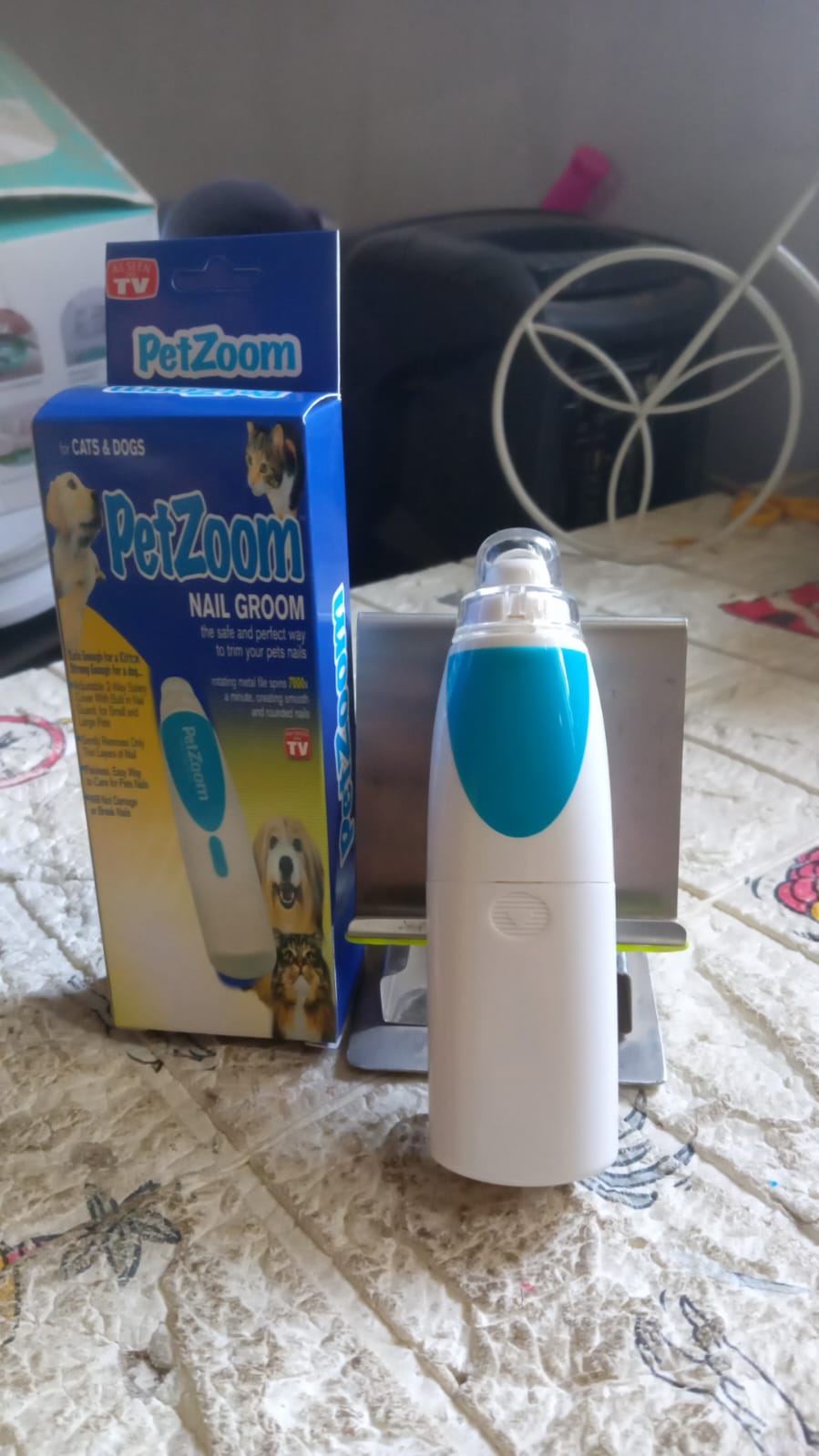 Electric Pet Nail Paw Trimmer Clipper For Dogs And Cats Nail Grinding Trimmer Cordless For Dogs Cats (1 Pc Battery Not Included)