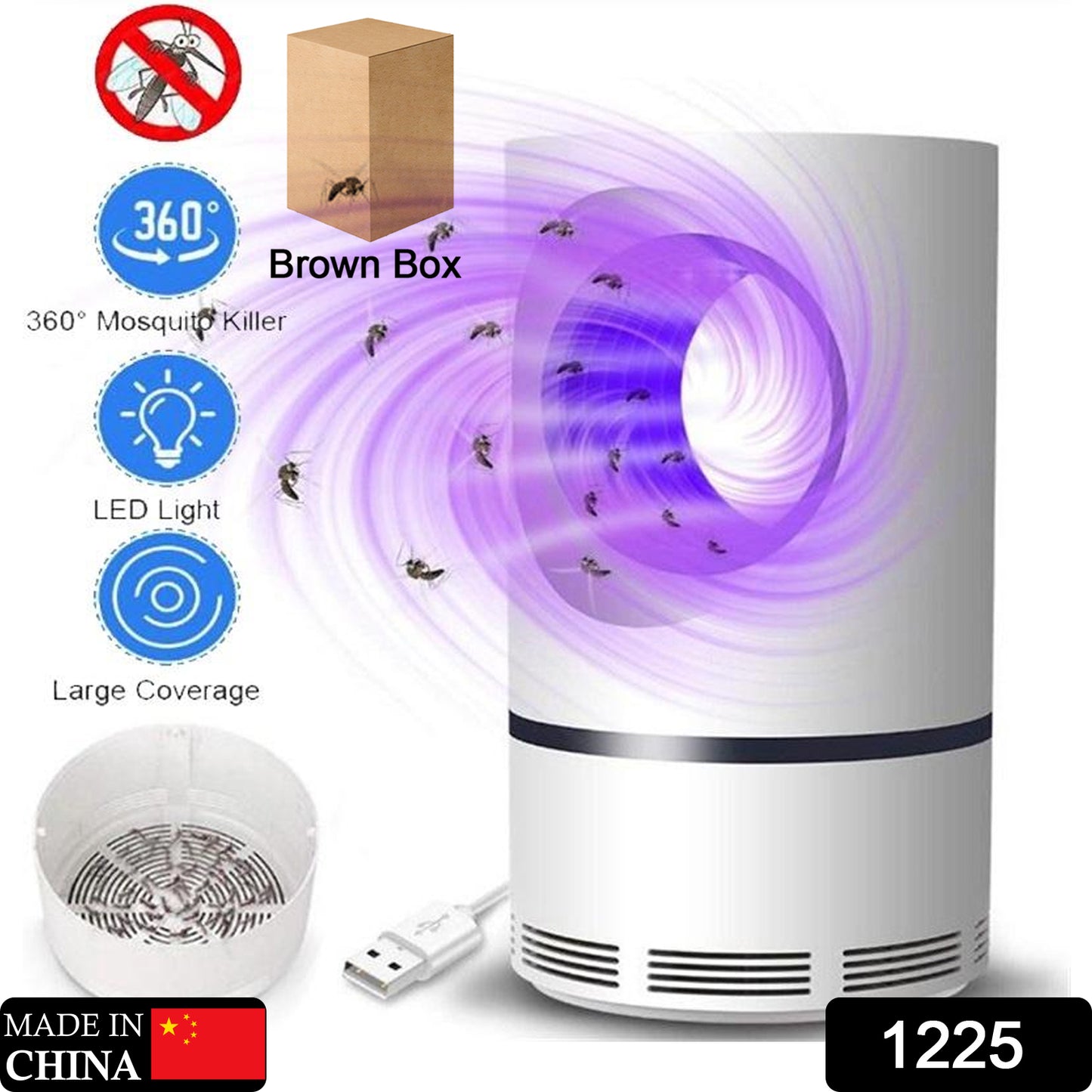 Electronic Led Mosquito Killer Lamps Machine For Home Insect Killer Electric Powered Machine Eco-friendly Baby Freezer Household Bin Display Rack