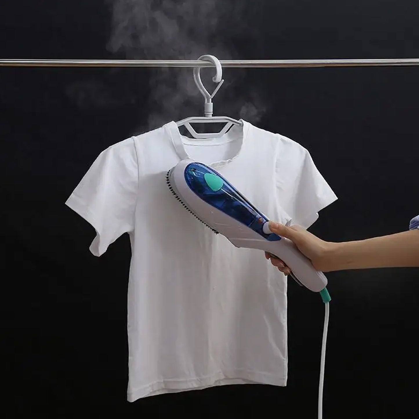Portable Ironing Machine 1 Set Steam Iron Hand Held Crease Removal Portable Ironing Clothes Abs Brush Plush Toy Garment Steamer For Home Steam Iron For Clothes Travel Steamer