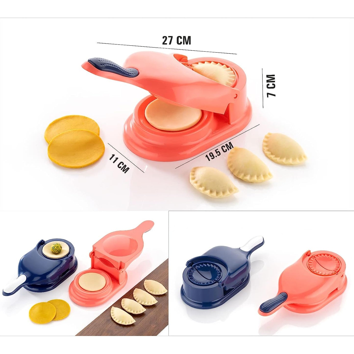 Dumpling Press Mould For Gujiya Ghughra Momos Making 2 In 1 Dumpling Maker Mould Machine Kitchen Dumpling Making Tool
