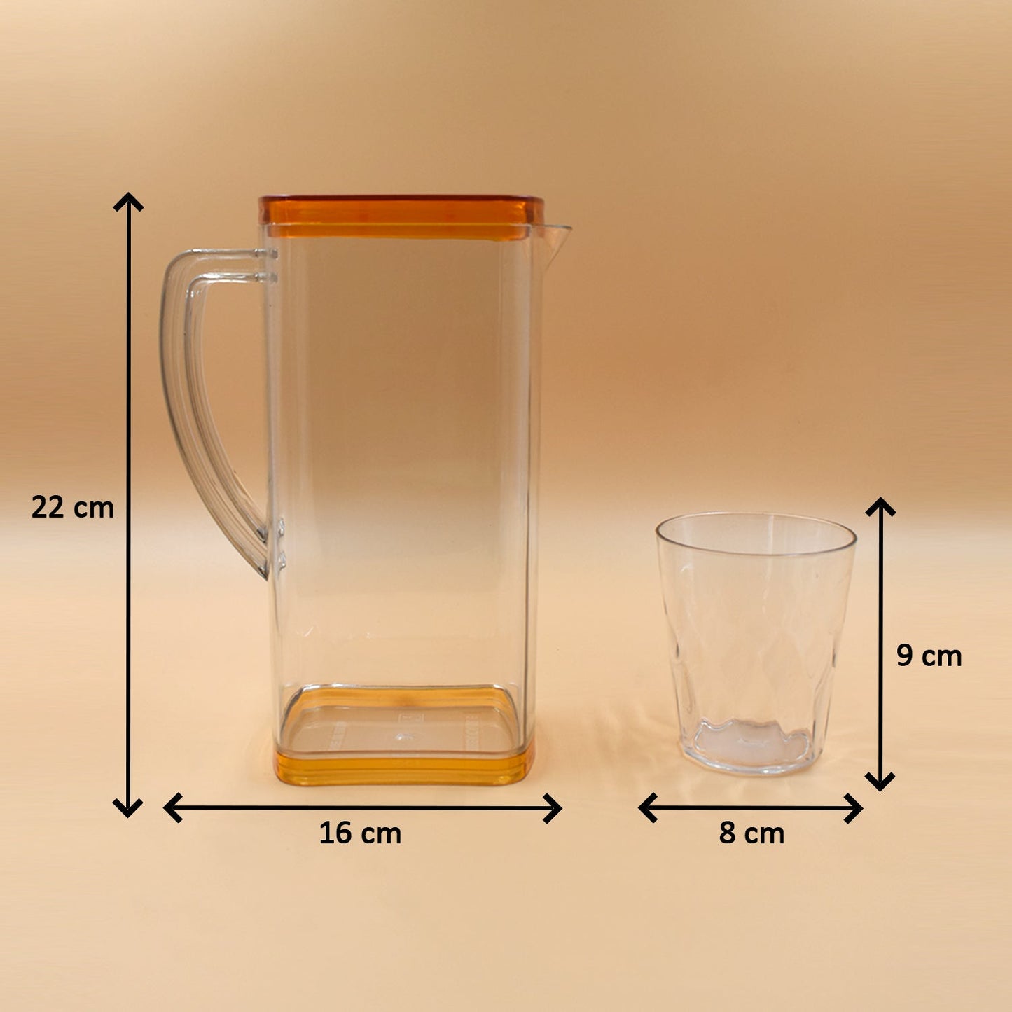 Resistant Glass Jug For Juice Milk Cold Or Hot Beverages