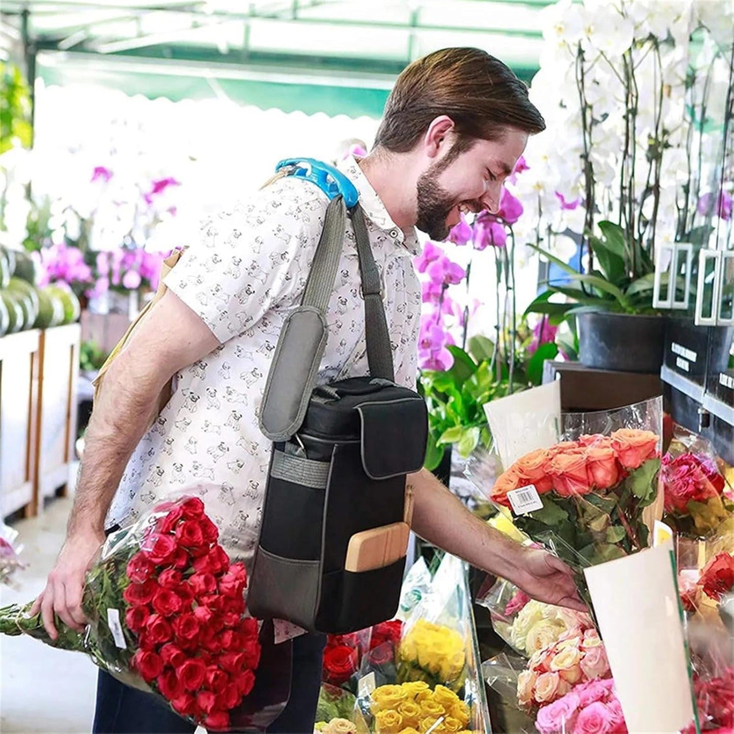 Click Carry Grocery Bag Holder (1 Pc Multi Color)