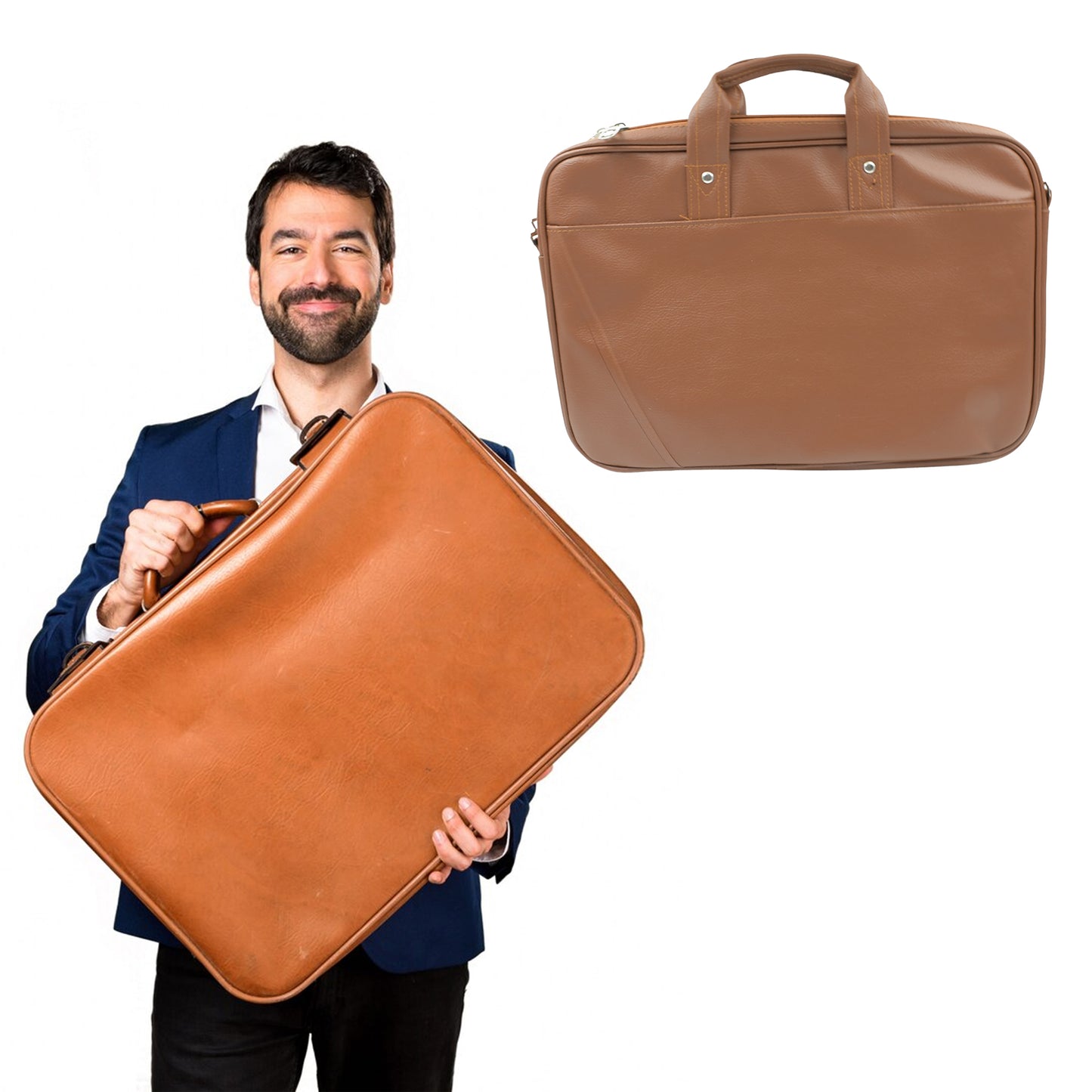 Multipurpose Bag Shoulder Side Bag Office Laptop Faux Leather Executive Formal Laptop Macbook Messenger Office Travel Business Shoulder Hand Sling Bag For Men Women With Multiple Compartments