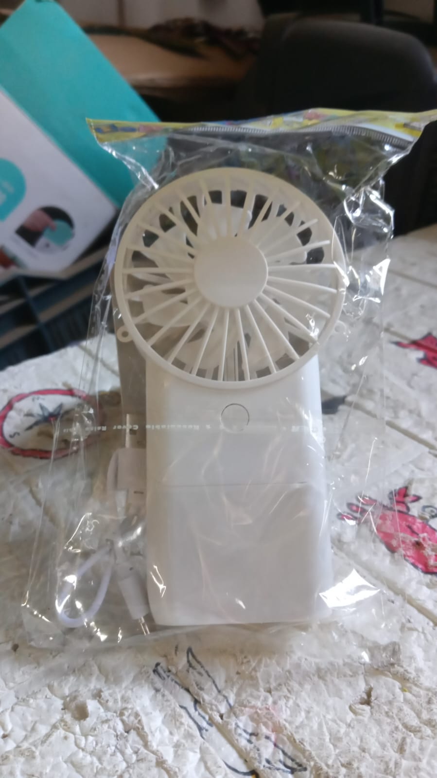 Portable Small Electric Fan Handheld Fan With 3 Modes Usb Rechargeable Mini Student Handheld Class Personal Fan (1 Pc)